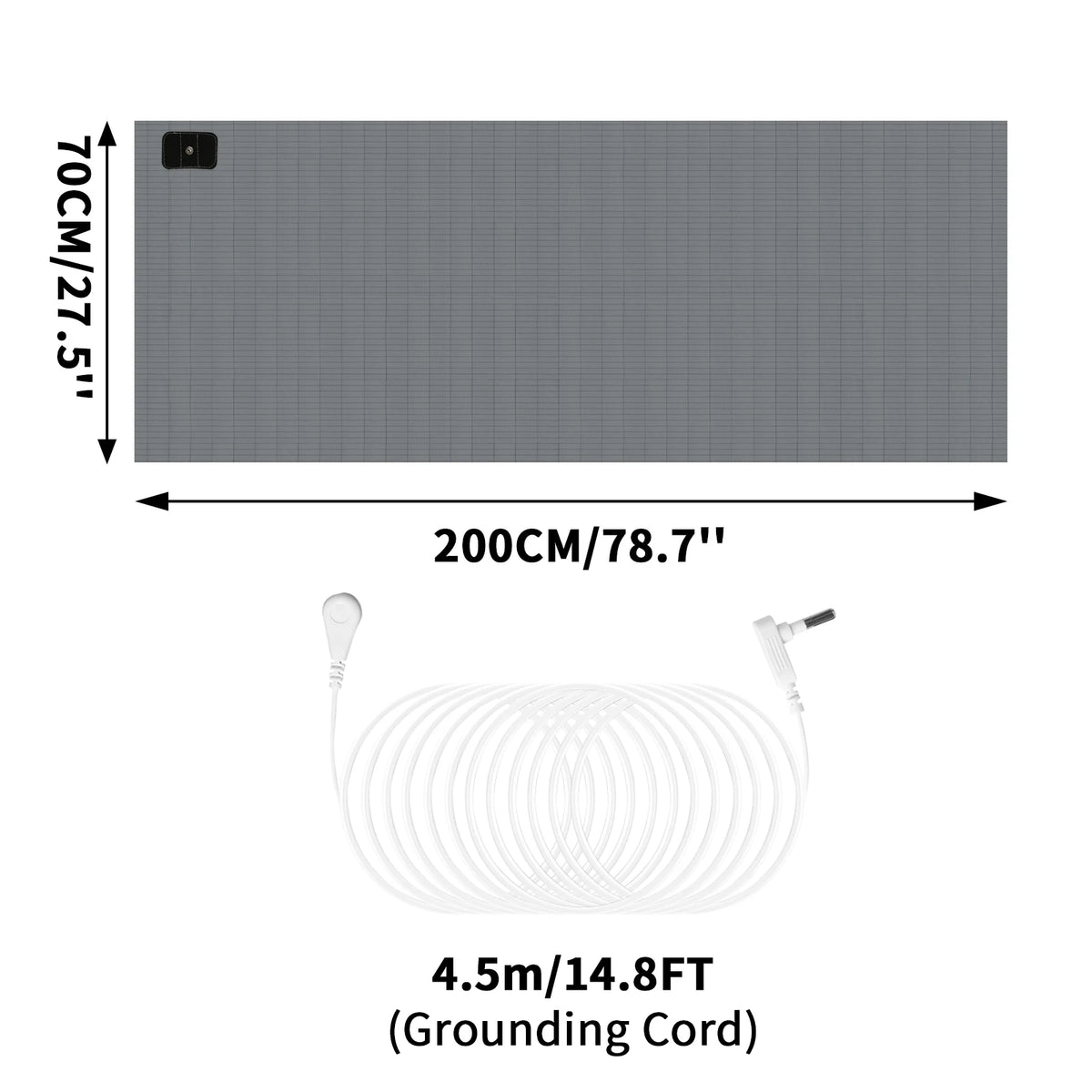 Grounding Bed Sheet Anti-Static Conductive Sleep Mat
