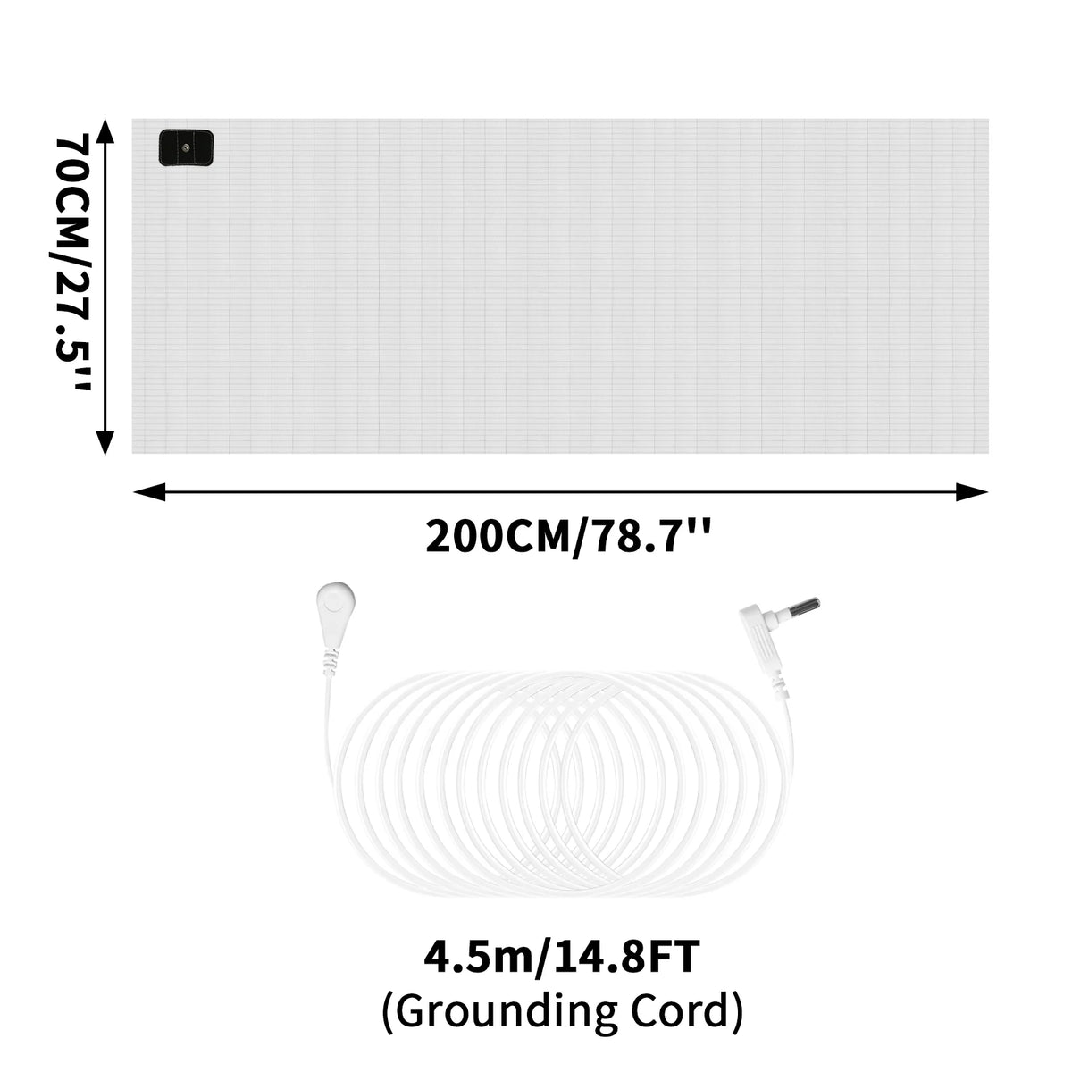 Grounding Bed Sheet Anti-Static Conductive Sleep Mat
