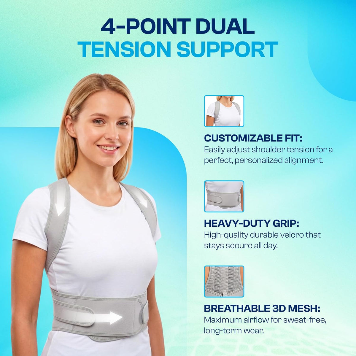 Adjustable Posture Corrector Back Brace