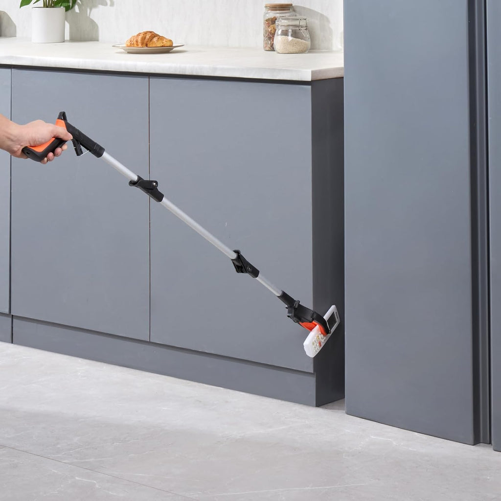 43" Foldable Grabber Reacher Tool with LED Light & Magnetic Tip