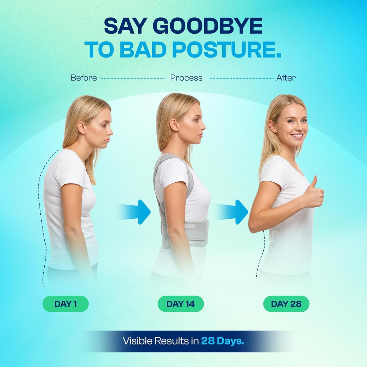 Adjustable Posture Corrector Back Brace