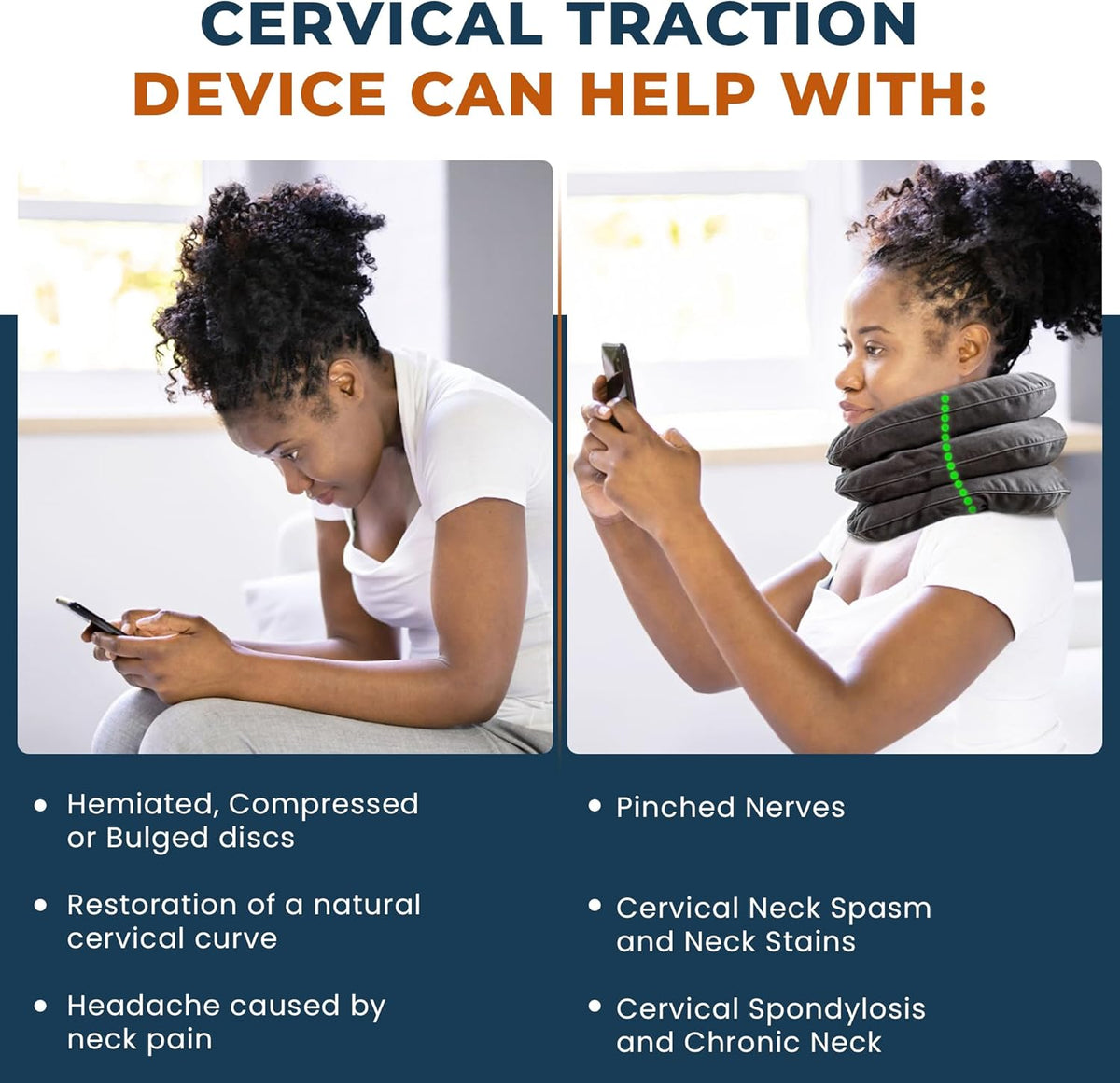 Cervical Neck Traction & Stretcher Device