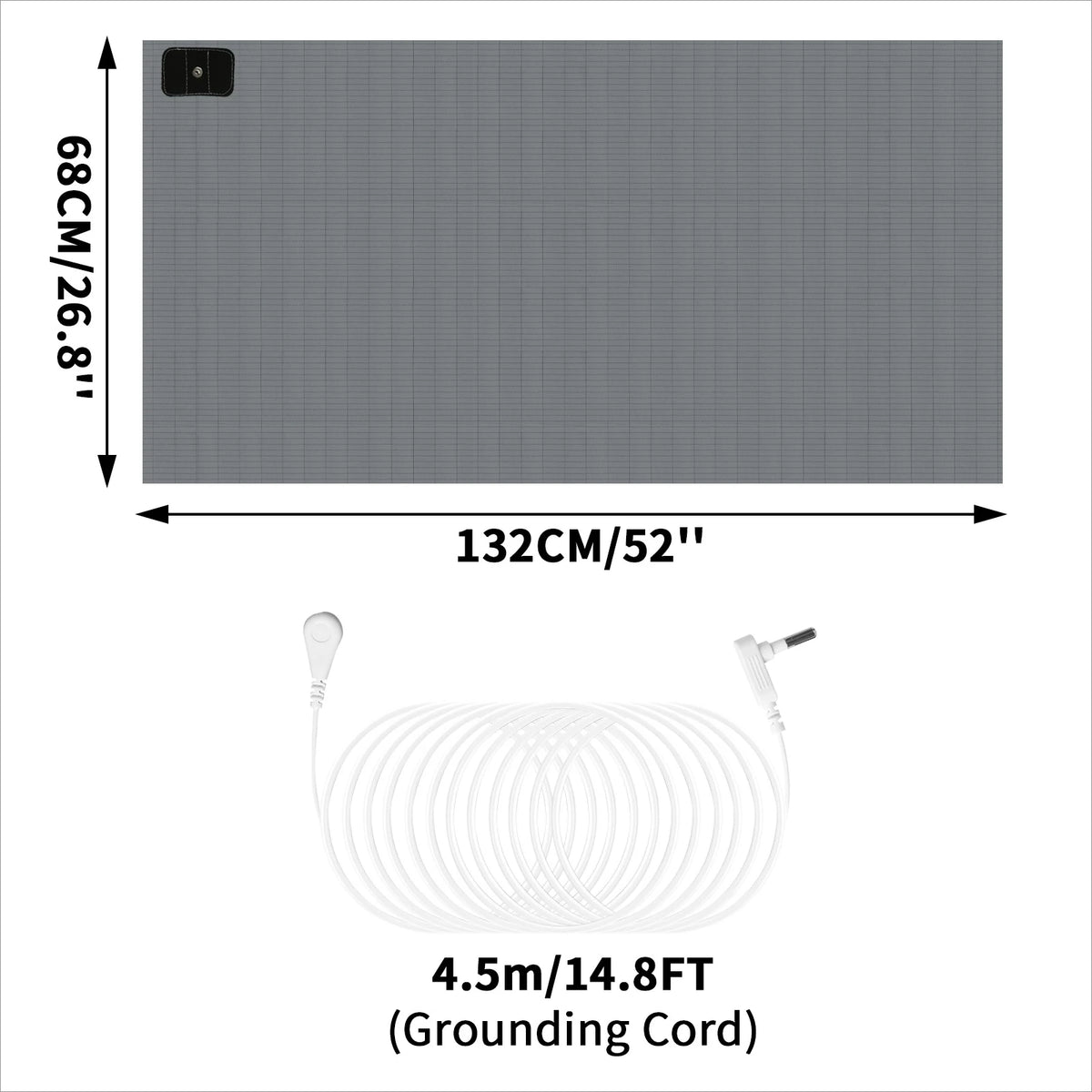 Grounding Bed Sheet Anti-Static Conductive Sleep Mat