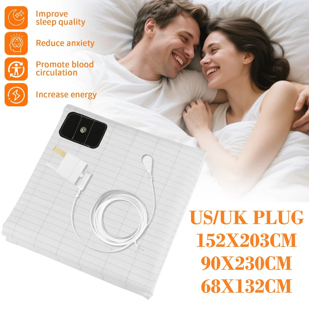Grounding Bed Sheet Anti-Static Conductive Sleep Mat