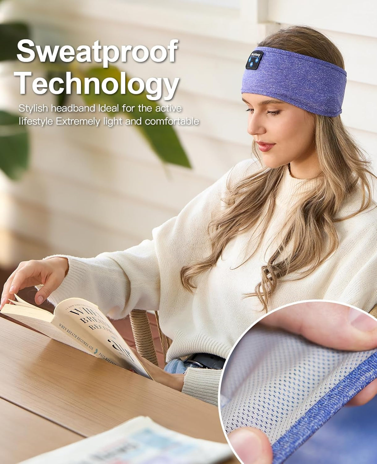 Wireless Sleep Headphones Headband