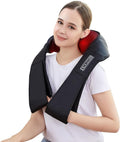 Shiatsu deep tissue neck and back massager with heat