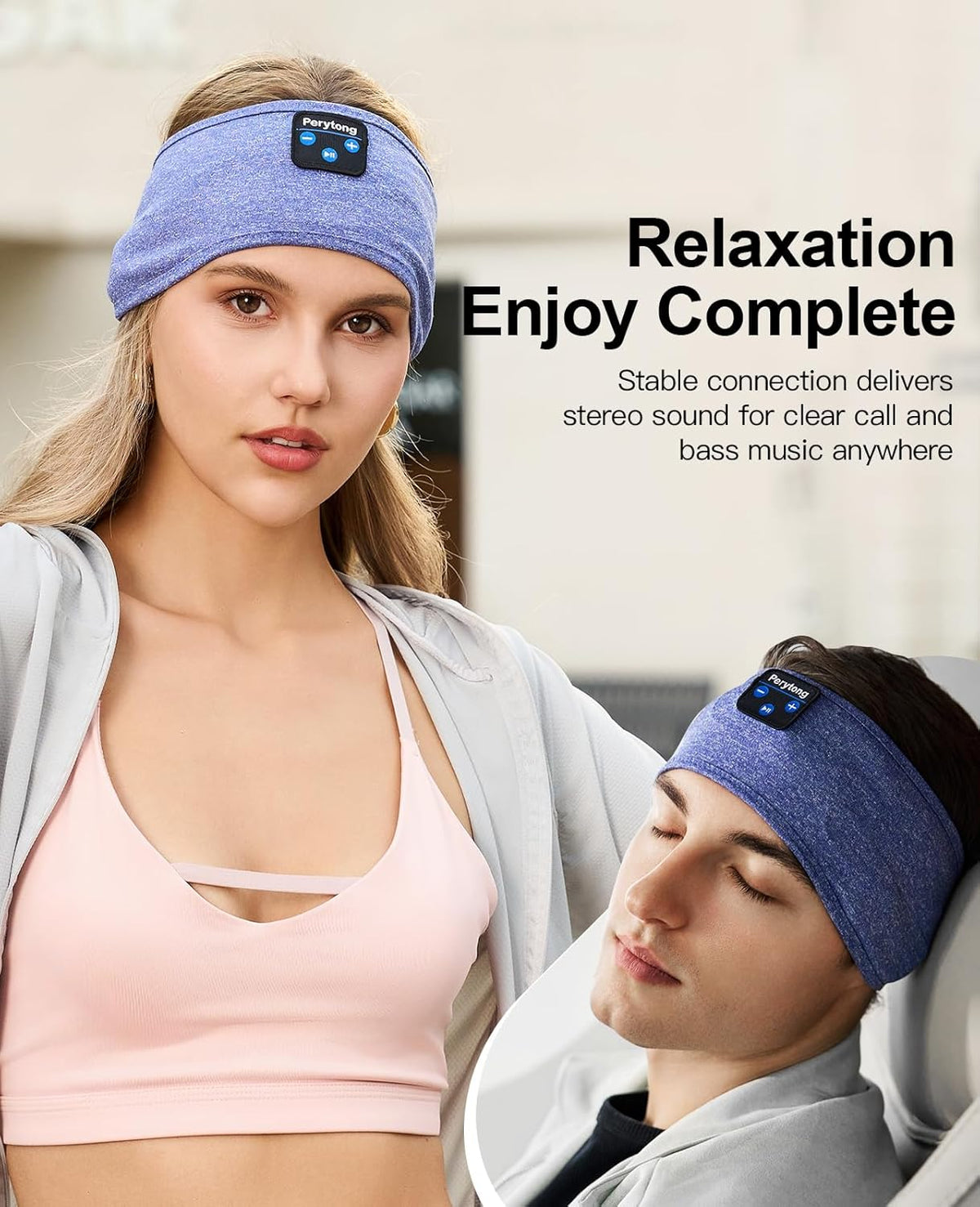 Wireless Sleep Headphones Headband