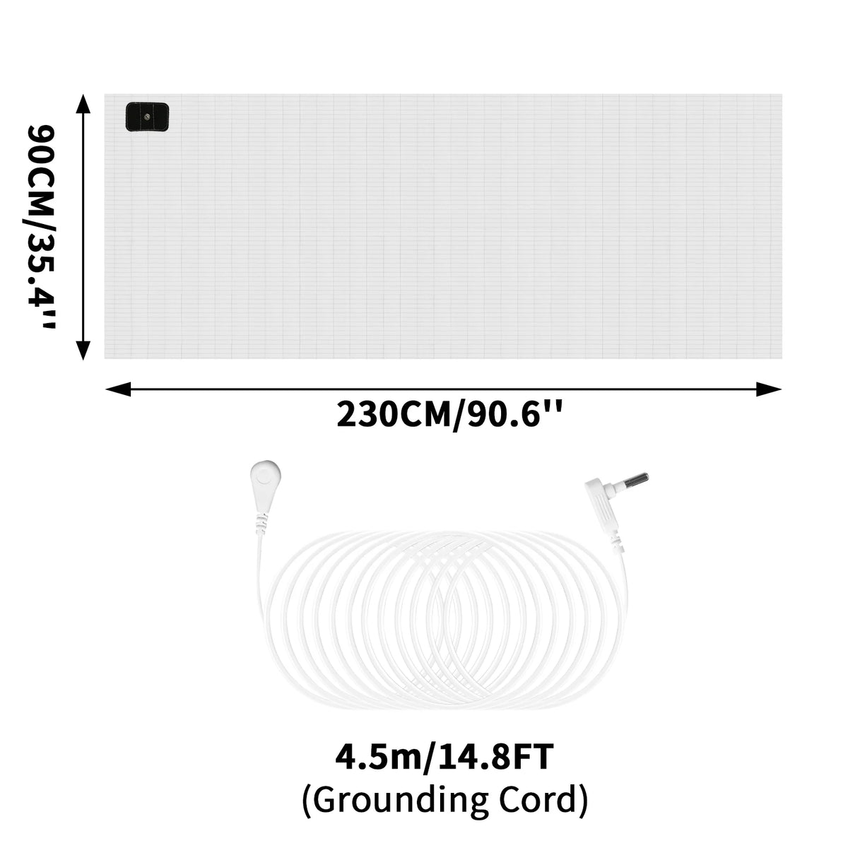 Grounding Bed Sheet Anti-Static Conductive Sleep Mat