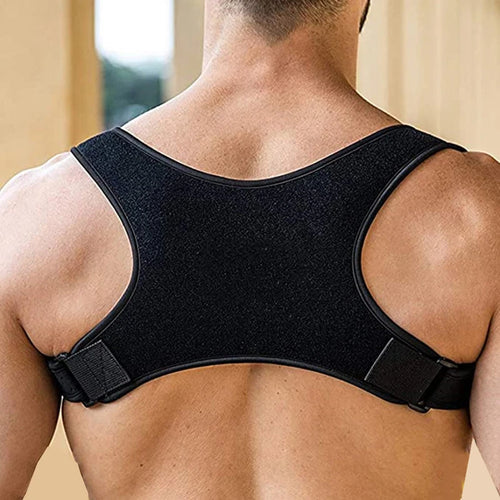 Adjustable posture corrector back brace