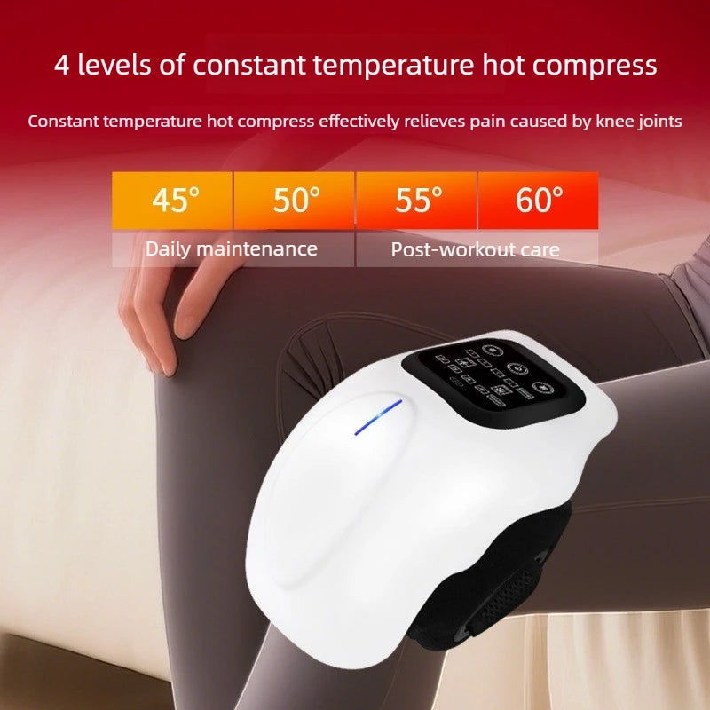 Smart Knee Massager with Heat & 3D Air Compression