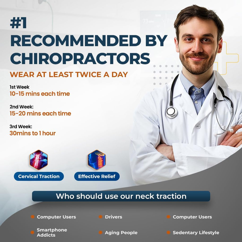 Cervical Neck Traction & Stretcher Device
