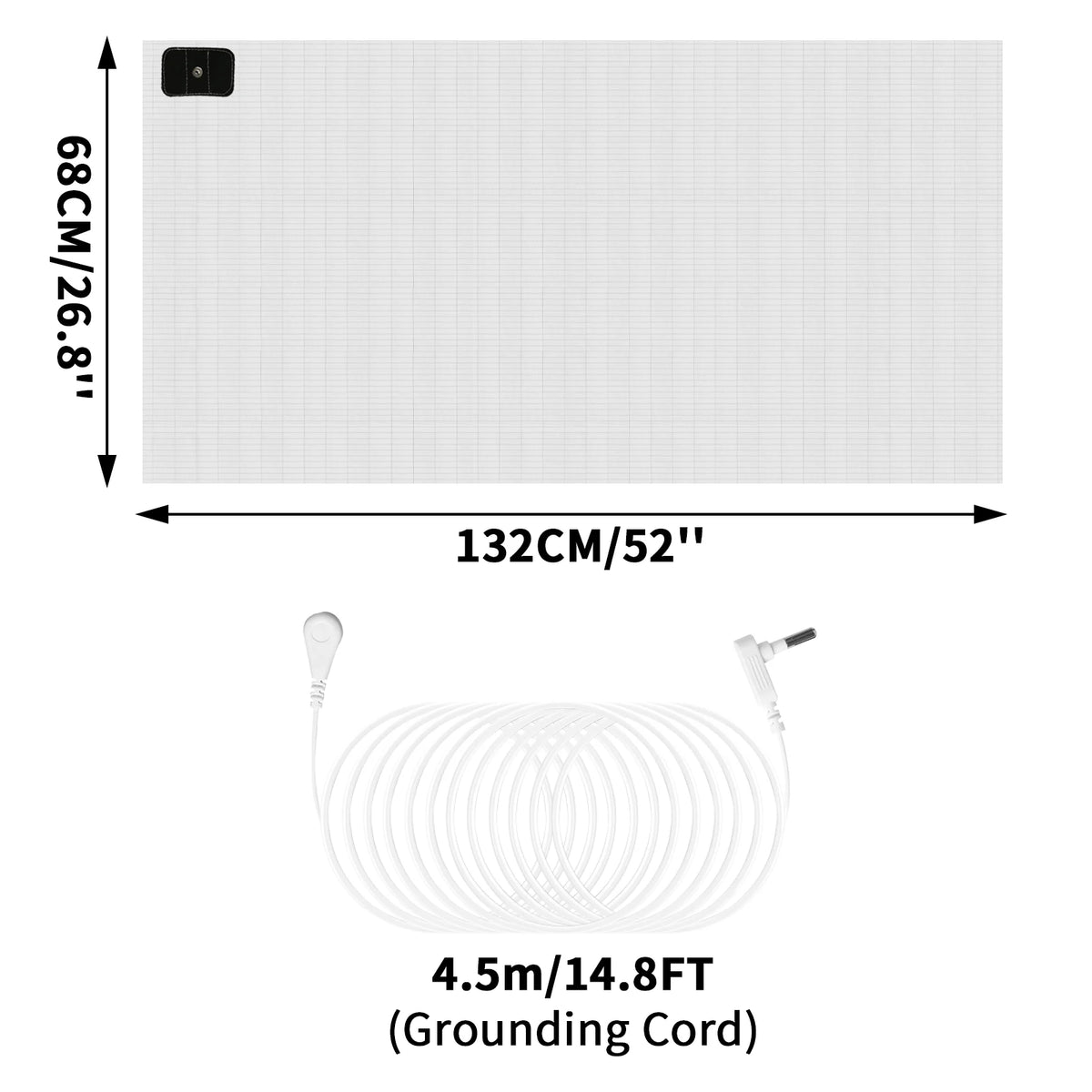 Grounding Bed Sheet Anti-Static Conductive Sleep Mat