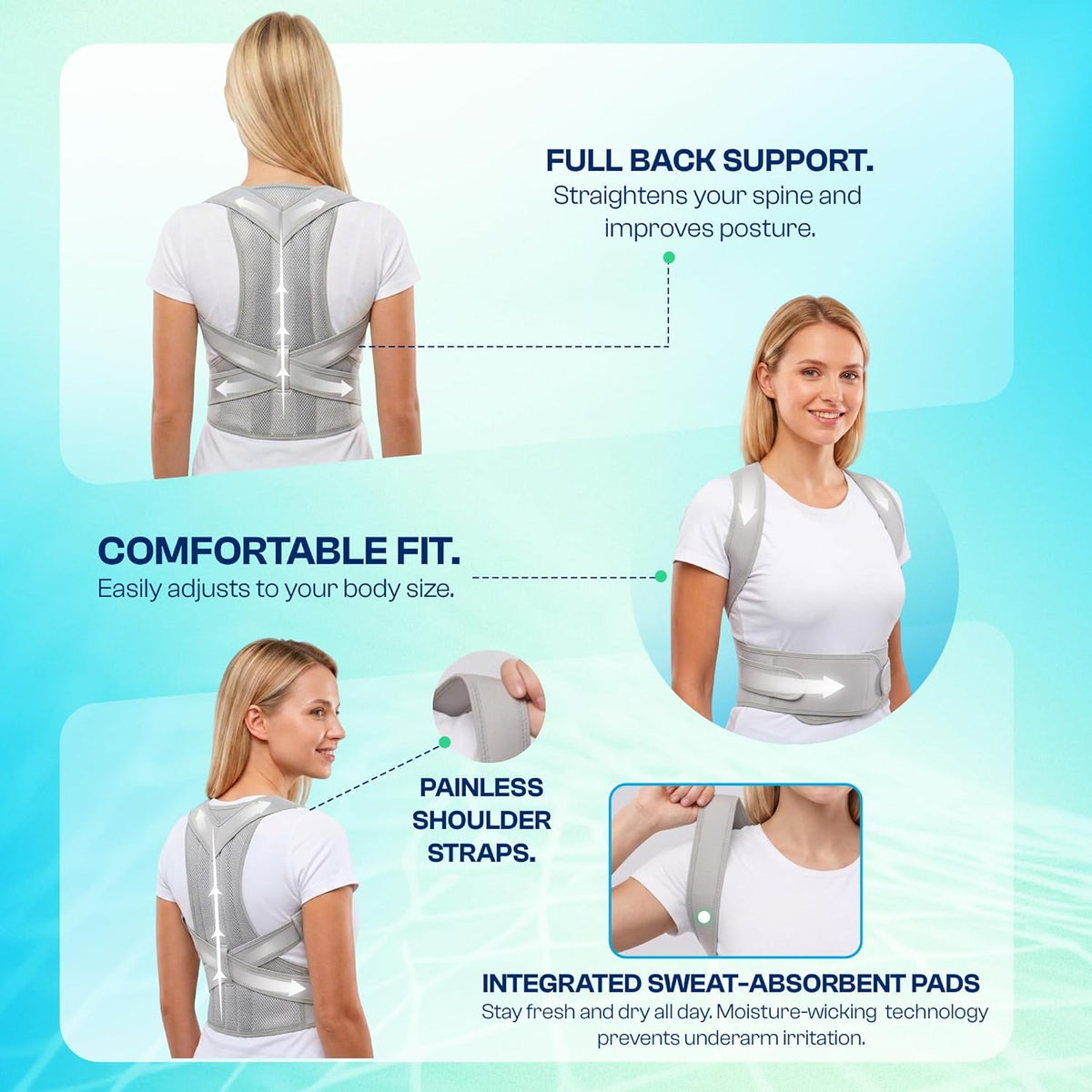 Adjustable Posture Corrector Back Brace