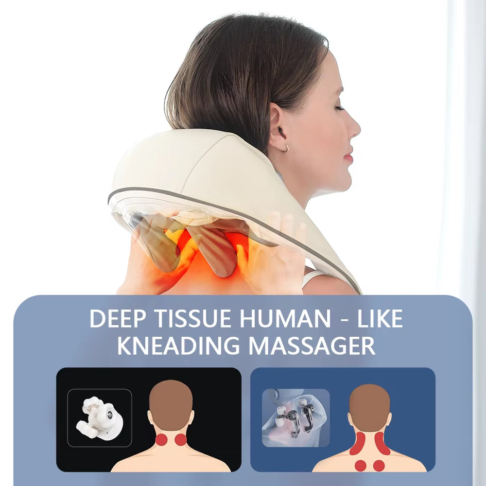 Neck and Shoulder Massager Wireless Shawl