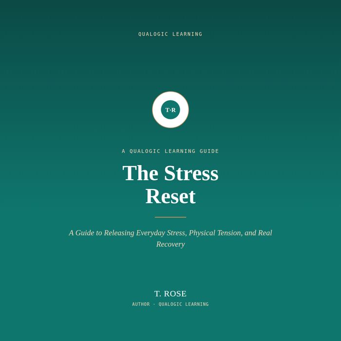 The Stress Reset — Qualogic Learning guide cover